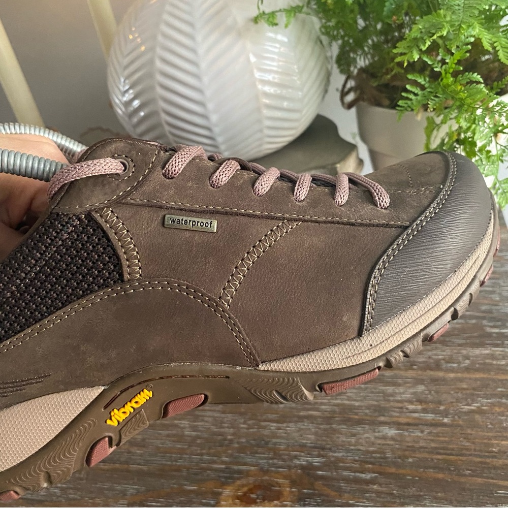 Dansko‎ Paisley Waterproof Suede Leather Sneakers Shoes Womens 40 Walnut Brown - Picture 8 of 16